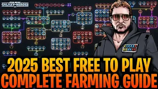 2025 STAR WARS GALAXY OF HEROES FARMING GUIDE - ULTIMATE Free-to-Play Guide to Unlock EVERYTHING
