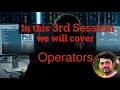 Python Course Operators Session 3 by PyBro