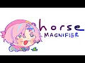 horse magnifier im so hungry i could eat a Otoharu Riyo