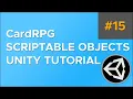 CardRPG Scriptable Objects Tutorial for Unity Part 15 - Hover System
