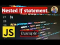Nested If statement example JavaScript Nested if Coding in Rohit