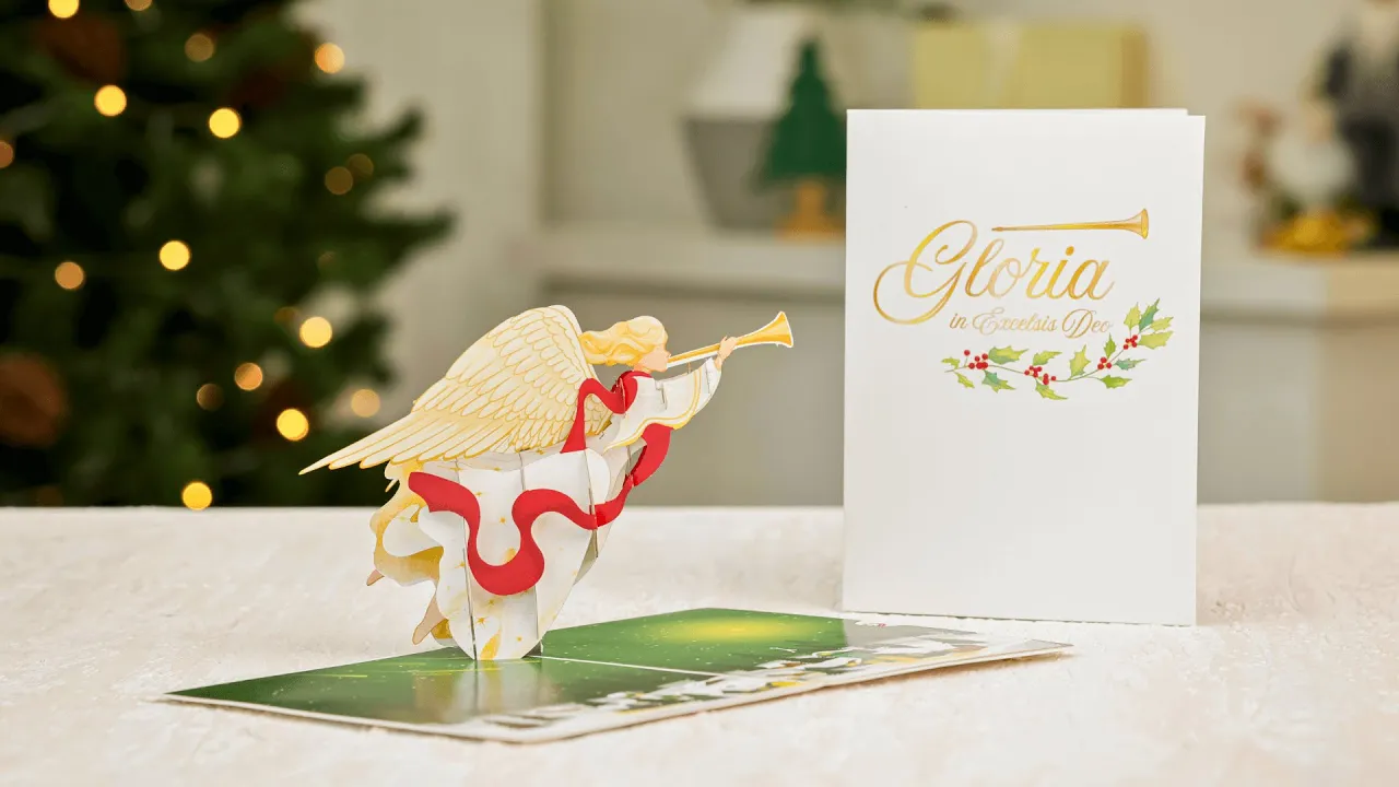 Christmas Angel Pop Up Card
