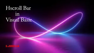 CS II SemIV Visual Basic Horizontal ScrollBar