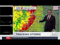 Oklahoma Storms High Winds Blinding Rain Near Davis Okla
