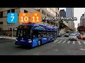 M7 M10 M11 Buses at Amsterdam Avenue West 66th Street