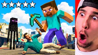 HO COSTRETTO GTA V ad ESSERE MINECRAFT!!