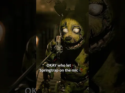 first nightmare freddy now springtrap 😭  #fnaf #springtrap #fivenightsatfreddys