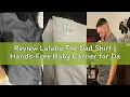 Review Lalabu The Dad Shirt Hands-Free Baby Carrier for Dad with Kangaroo Pouch Engineered for B