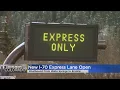 Tolls begin on westbound I-70 Mountain Express Lane