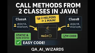 Java Static Methods Explained Calling Static Methods Across Multiple Classes No Object Needed