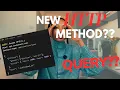 HTTP is getting a New Method QUERY Method