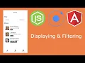 Nodejs Ionic Angular and MongoDB Full Stack App Displaying and Filtering Users Part 3
