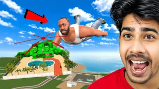 Franklin Found Flying Hulk House In Indian Bike Driving 3d