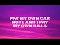 Destiny's Child - Independent Women (Lyrics) Pt. I