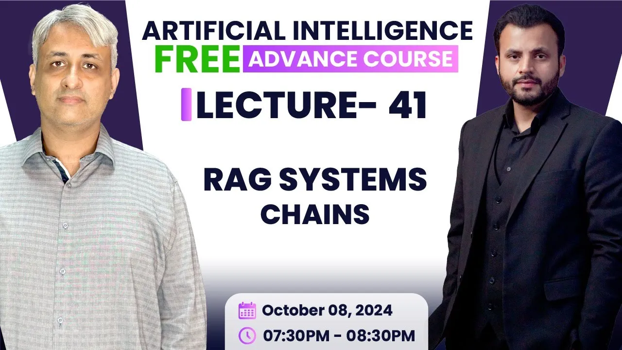 Lecture 41 | AI Advance Course