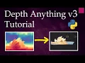 Depth Anything V3 Depth estimation and 3D conversion