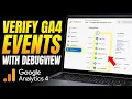 How to verify Google Analytics 4 events with DebugView - Complete Guide
