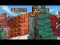 Plants vs. Zombies [PS3] [2 Player] Survival Hard Roof Gameplay