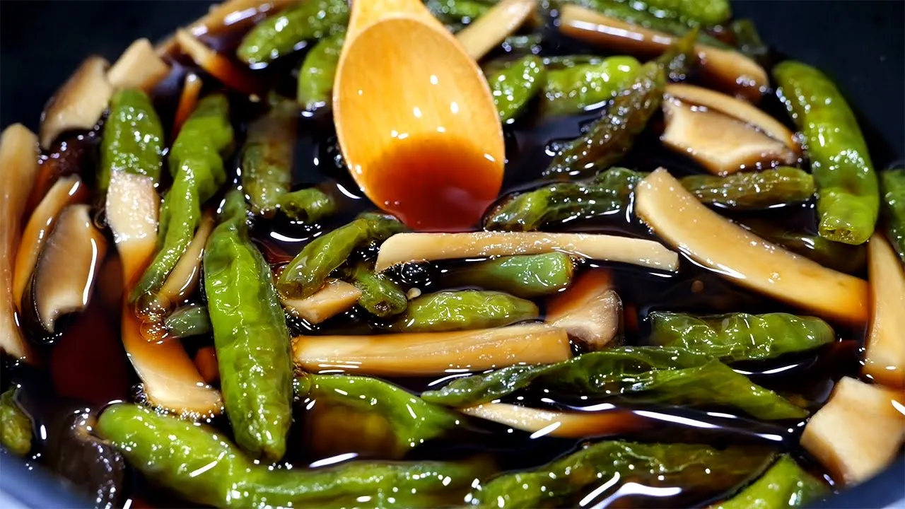 새송이 꽈리고추 조림