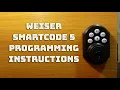 Weiser SmartCode 5 Programming Instructions