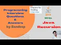Java Recursion MCQ OOPs Polymorphism Exception handling Interview Questions