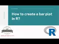 How to create Bar Plot in R