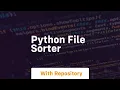 python file sorter