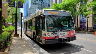 Chicago Transit Authority 2024 Nova Bus LFS 8673 On The 66 Fairbanks Court Erie Street
