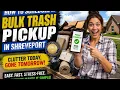 How to schedule a bulk trash pickup in Shreveport