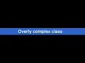Code Analysis series in Intellij Class Complexity Analysis