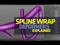 Cinema 4d Deformers - Spline wrap Deformer Explained