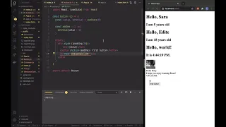 working with React events and learning about preventdefault