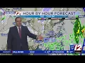 WPRI 12 Weather Forecast for 25 Showers drizzle and fog today drier but colder Tuesday
