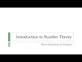 Integer Representations