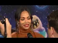 Actress Zoe Saldana says she is disappointed in her country following LA unrest AFP