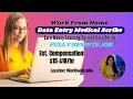 No Experience Remote Data Entry Job Work From Home Medical Scribe Job Compensation 15-