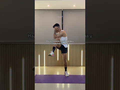 Hazlo 1 minuto seguido al día y tu abdomen cambiará 💦