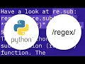 Python Regex instantly replace groups