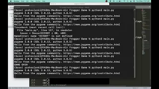 Making Frogger In Python Part-3