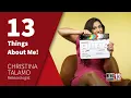 Christina Talamo 13 Things About Me