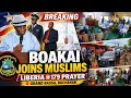 BREAKING President Boakai Happily Joins Muslims for Liberia 179 Prayer in Grand Bassa Buchanan