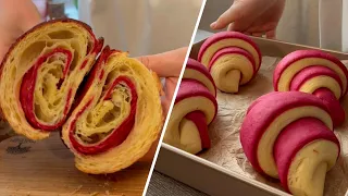 🥐 Strawberry Lievito Madre Croissants– Flaky Layers of Pure Perfection