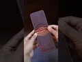 Download Lagu Money Clip Wallet | Leather wallet | Handmade | Chisel \u0026 Mallet #shorts