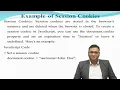 21 JAVASCRIPT AND EVENT HANDLING java script cookies create cookies - part 2