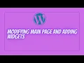 How To Use The New WordPress Widgets Section WordPress Tutorial