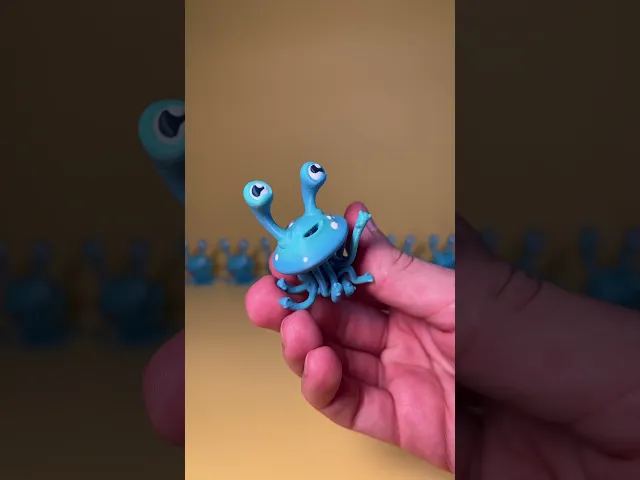 Psychic Jellyfish - Easy Multicolor FDM RPG Minis (No supports) video thumbnail