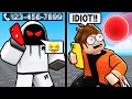 I Put My PHONE NUMBER In My NAME Roblox Blade Ball