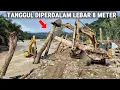 Lagu TANGGUL ALIRAN SUNGAI GAROGA DIPERDALAM, KAYU BESAR JADI PENAHAN TANAH