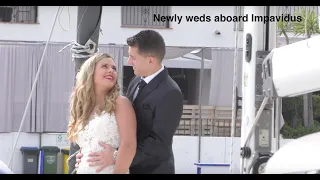 Wedding? Sailing from Gibraltar and into the Med.