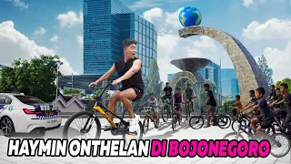 SERU!!! Keseruan HAYMIN Onthelan Di BOJONEGORO